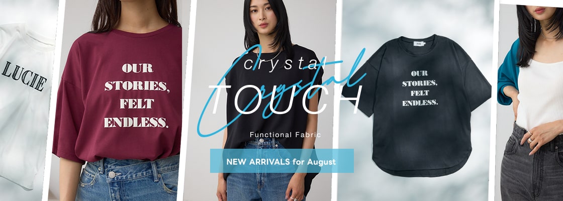  crystal TOUCH NEW ARRIVALS for August | for WOMEN