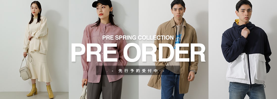 AZUL BY MOUSSY ｜PRE SPRING COLLECTION PRE ORDER-先行予約受付中-