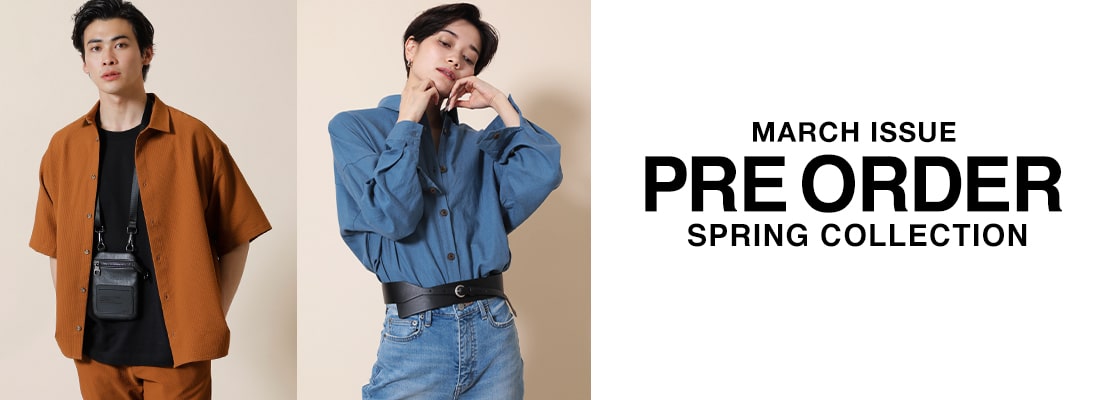 AZUL BY MOUSSY ｜MARCH ISSUE PRE ORDER SPRING COLLECTION