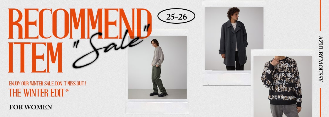  RECOMMEND ITEM［Sale］for Men