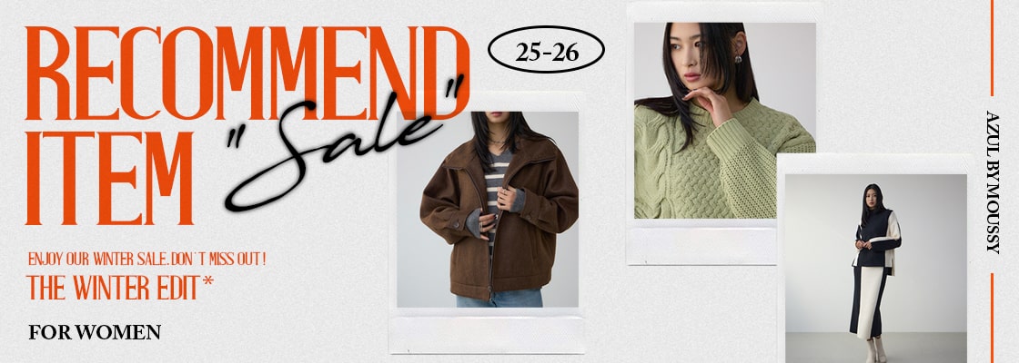 RECOMMEND ITEM［Sale］for Women