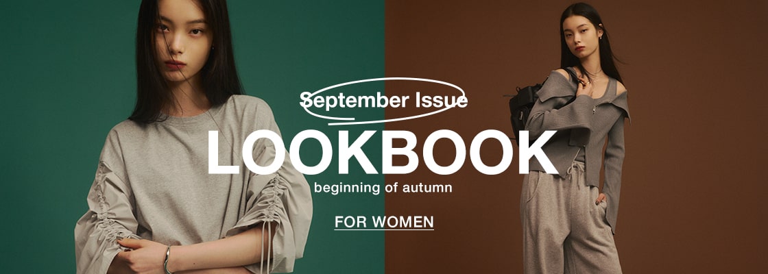 September Issue  LOOKBOOK beginning of autumn for WOMEN