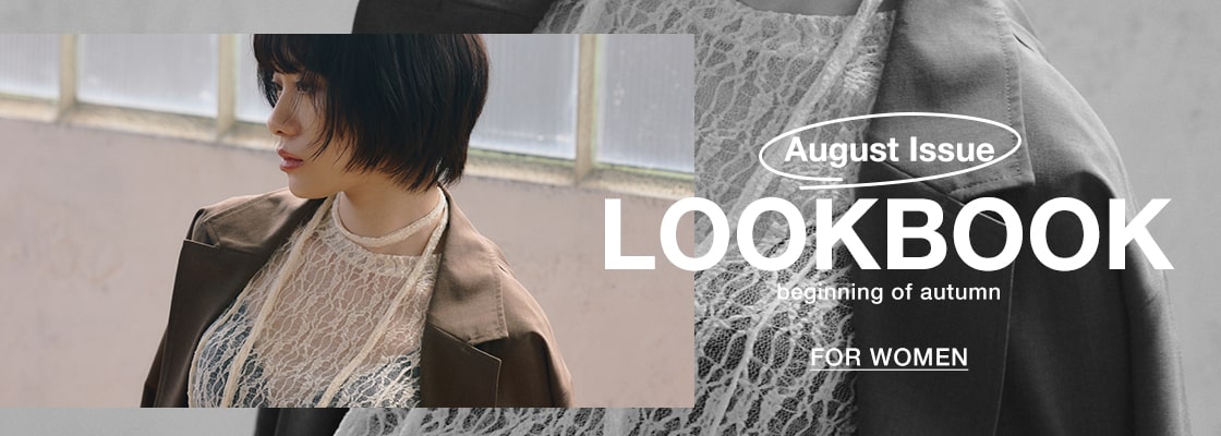  August Issue LOOKBOOK beginning of autumn for WOMEN
