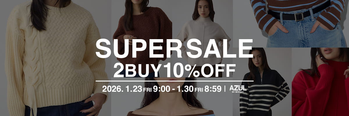 TIME SALE 2BUY10％OFF