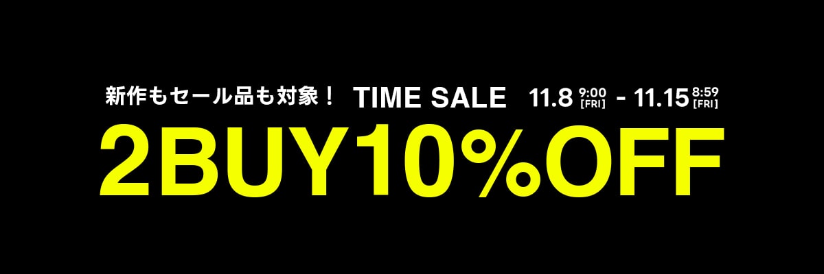 2BUY10％OFF