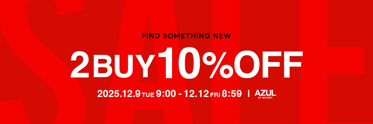 TIME SALE 2BUY10％OFF