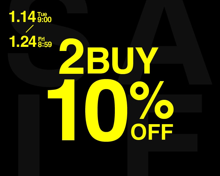 2BUY10％OFF