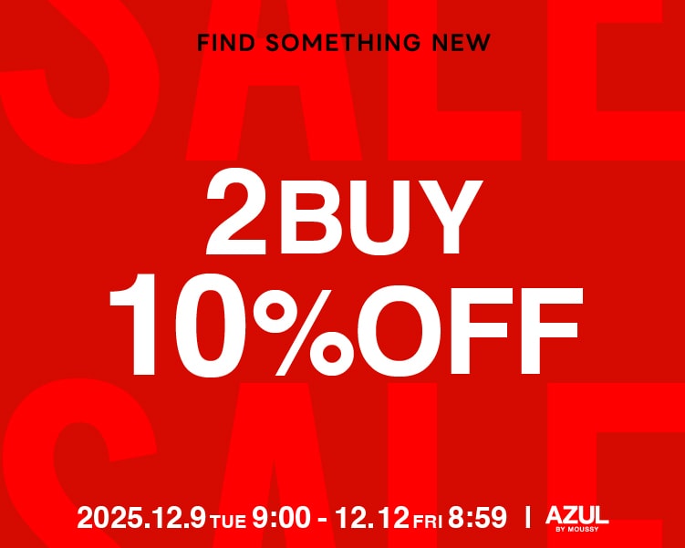 TIME SALE 2BUY10％OFF
