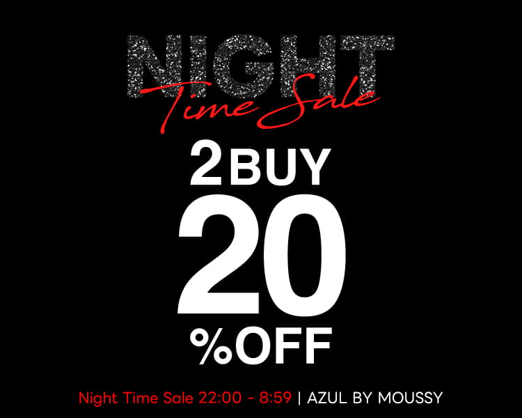 TIME SALE 2BUY20％OFF
