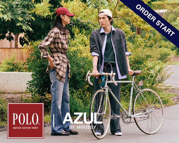 POLO｜AZUL BY MOUSSY 