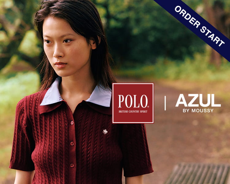 POLO｜AZUL BY MOUSSY 