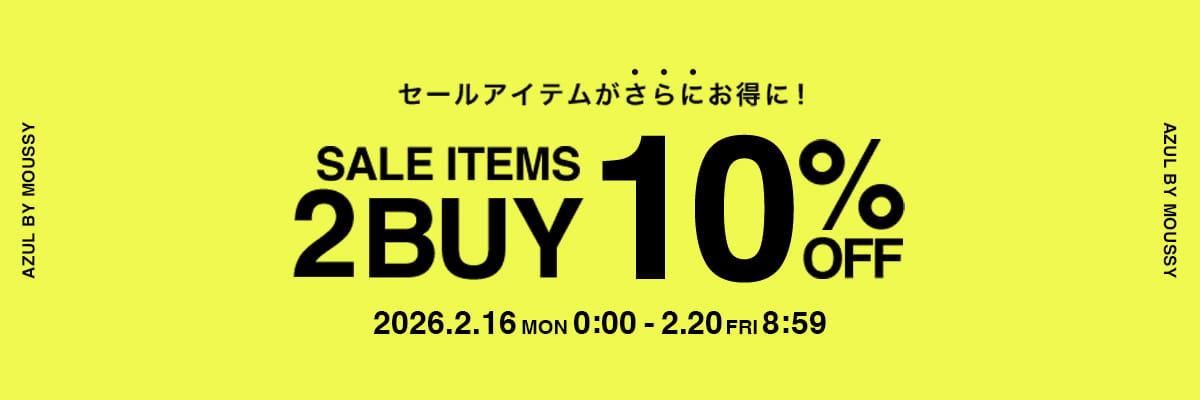 SALE ITEM 2BUY10％OFF