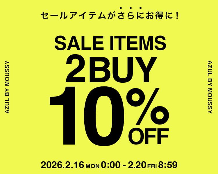 SALE ITEM 2BUY10％OFF