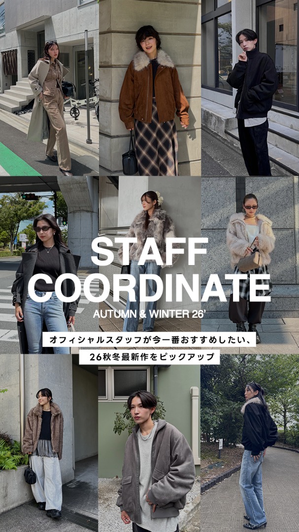 STAFF COORDINATE AUTUMN & WINTER 26'