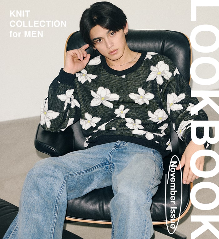  LOOKBOOK November Issue KNIT COLLECTION for MEN