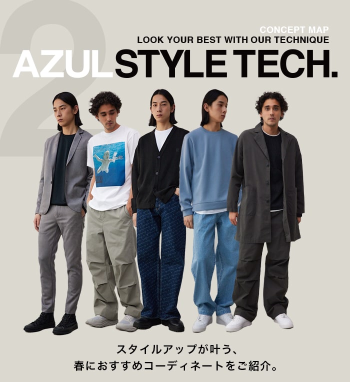 LOOK YOUR BEST WITH OUR TECHNIQUE AZUL STYLE TECH. 2 for MEN