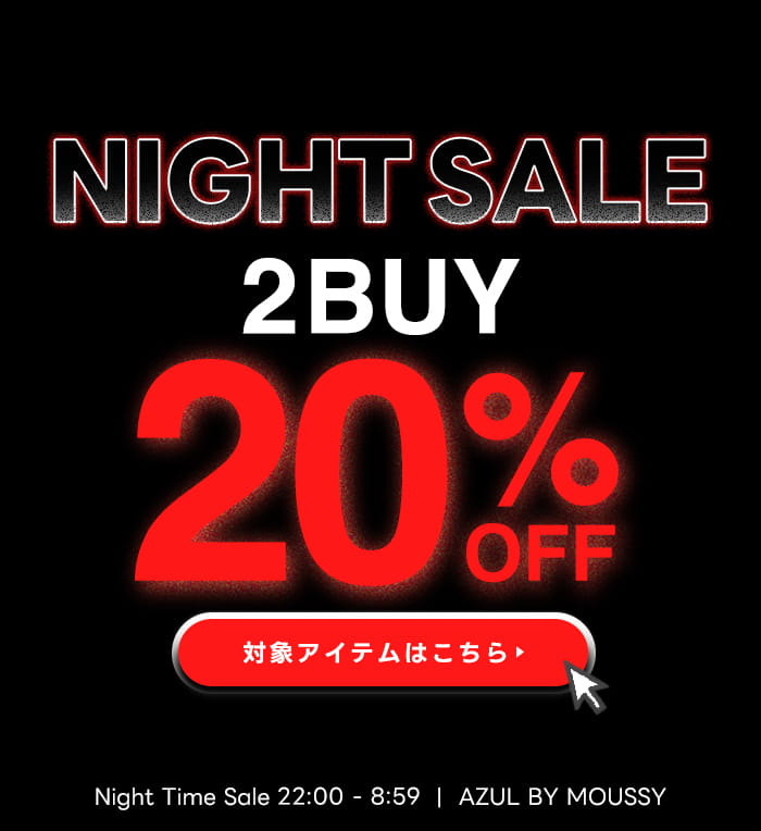 NIGHT SALE 2BUY20%OFF