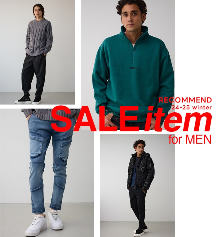  24－25 winter RECOMMEND SALE item for MEN