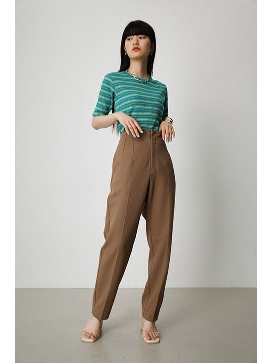 STYLE UP PANTS HIGH WAIST COLOR TAPERED #02