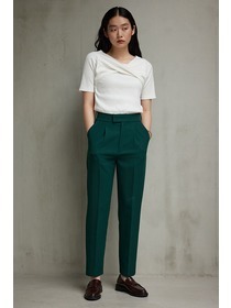 AZUL BY MOUSSY / AUTUMN MOOD [NEW COLOR] VENUS TAPERED PANTS ＃DARK GREEN