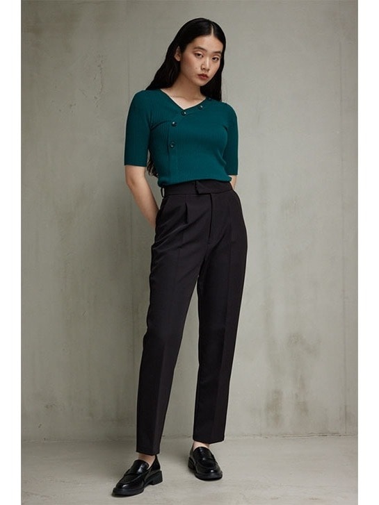 AZUL BY MOUSSY / AUTUMN MOOD [NEW COLOR] VENUS TAPERED PANTS ＃BLACK
