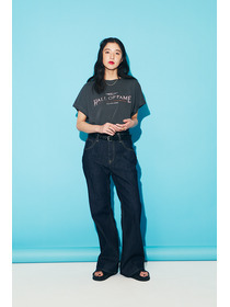 AZUL DENIM Center Press Flare Denim LOOK#05
