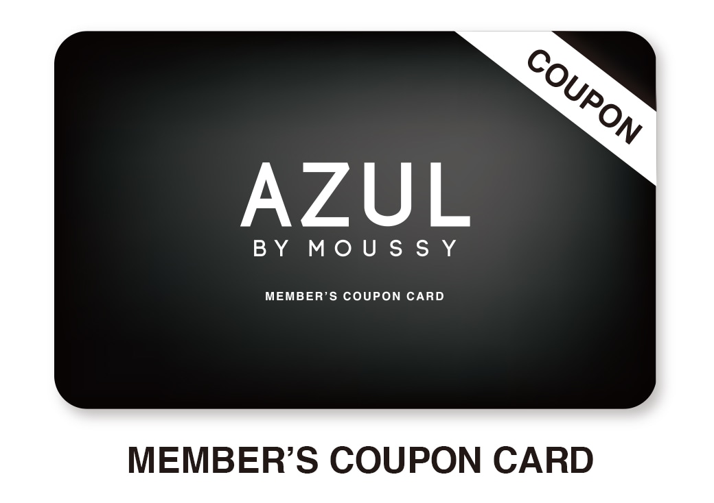 Azul Member S Card Azul By Moussy アズールバイマウジー 公式通販サイト