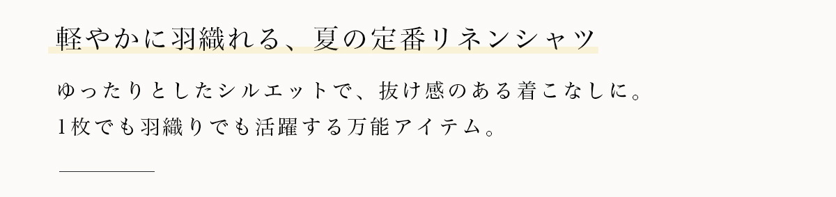 AZUL BY MOUSSY（アズールバイマウジー） | Effortless Linen Blend　－軽やかに、心地よく－