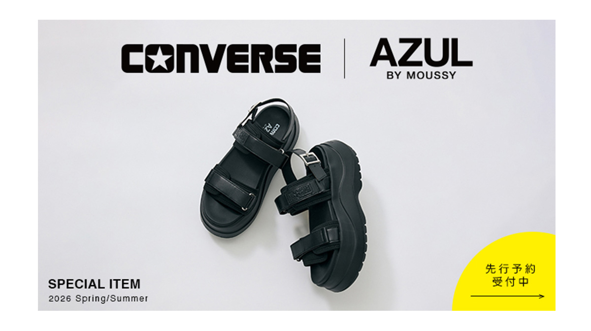 CONVERSE×AZUL チューイースポーツサンダル