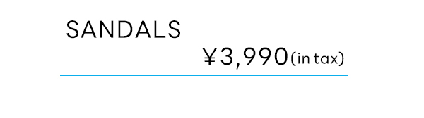 トングミュールサンダル