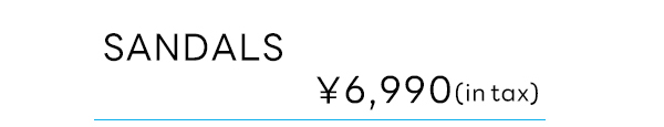 バックストラップサンダル