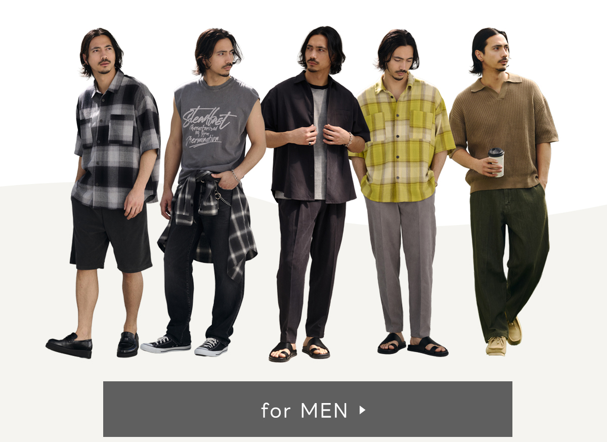 STYLING for Golden week for MEN