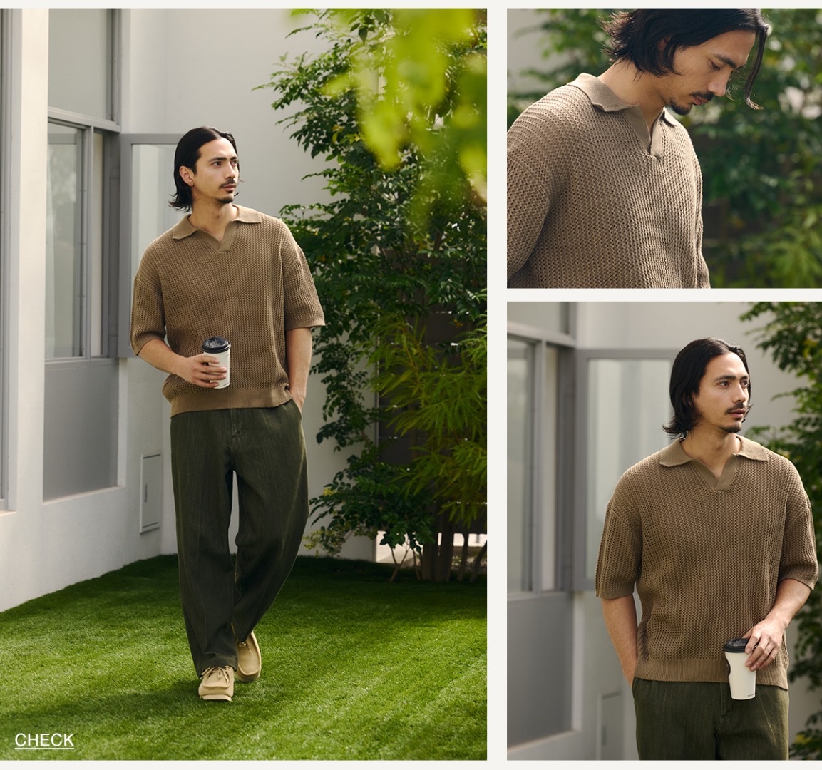 RELAX STYLE　肩の力を抜いて過ごす日。心地よさを優先したリラックススタイル。