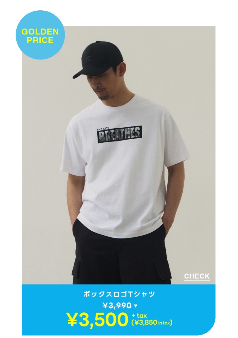 ボックスロゴTシャツ