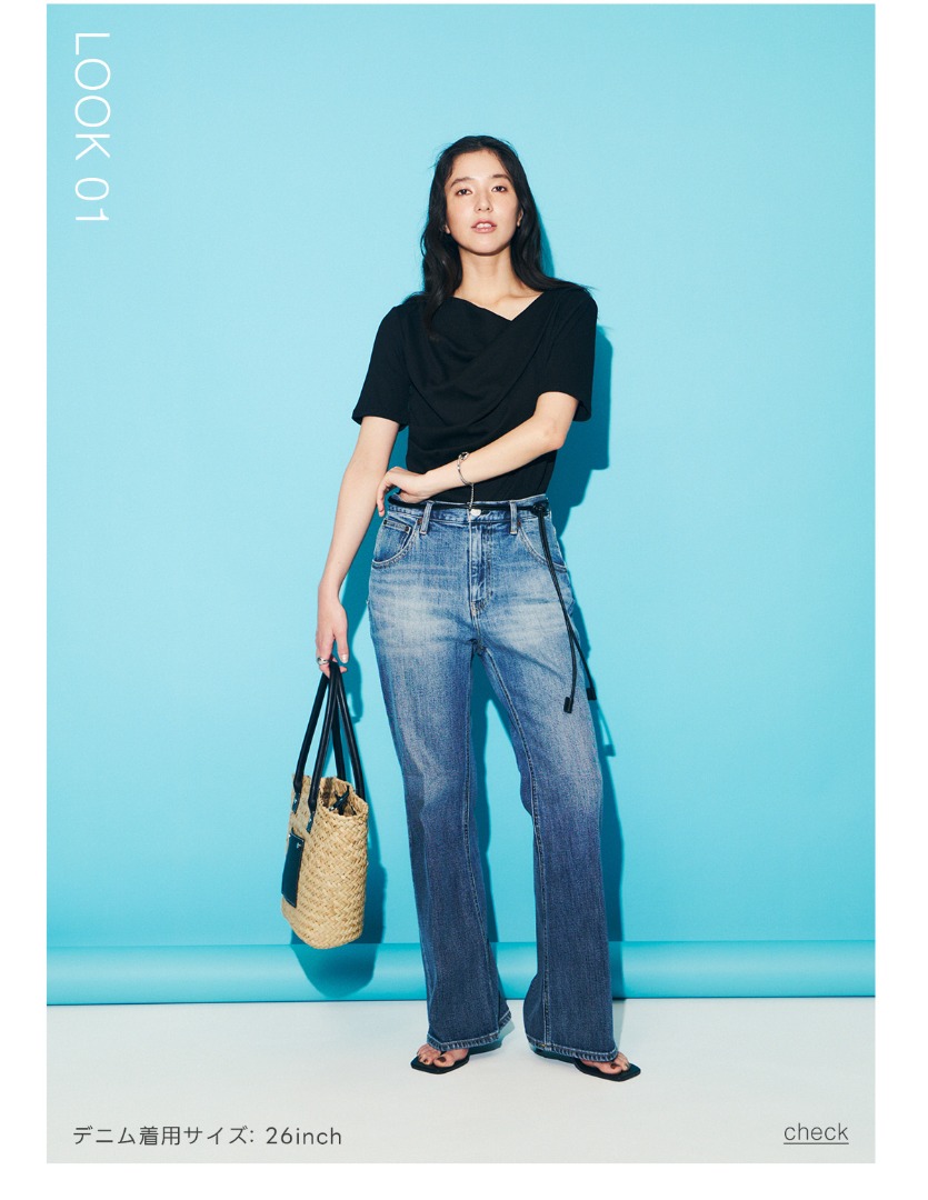 AZUL BY MOUSSY（アズールバイマウジー） | AZUL DENIM Center Press Flare Denim 人気サイズ再入荷/新サイズデビュー