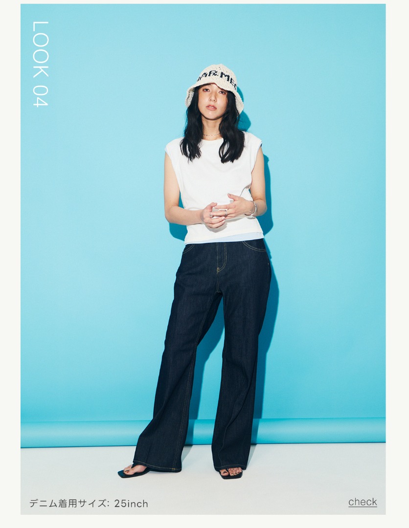 AZUL BY MOUSSY（アズールバイマウジー） | AZUL DENIM Center Press Flare Denim 人気サイズ再入荷/新サイズデビュー