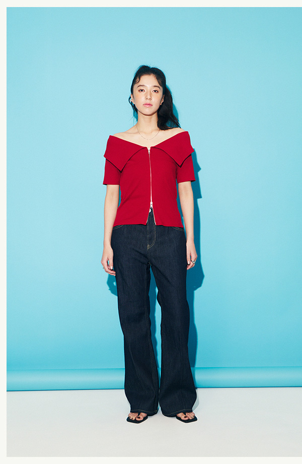 AZUL BY MOUSSY（アズールバイマウジー） | AZUL DENIM Center Press Flare Denim 人気サイズ再入荷/新サイズデビュー