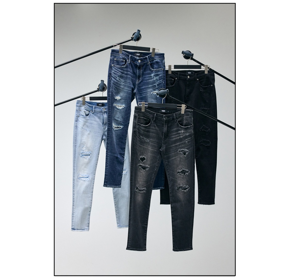 AZUL DENIM リペアスキニー