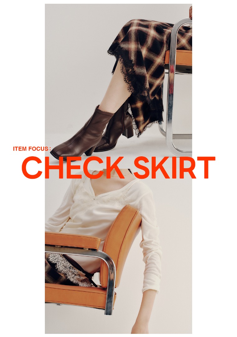 ITEM FOCUS: CHECK SKIRT