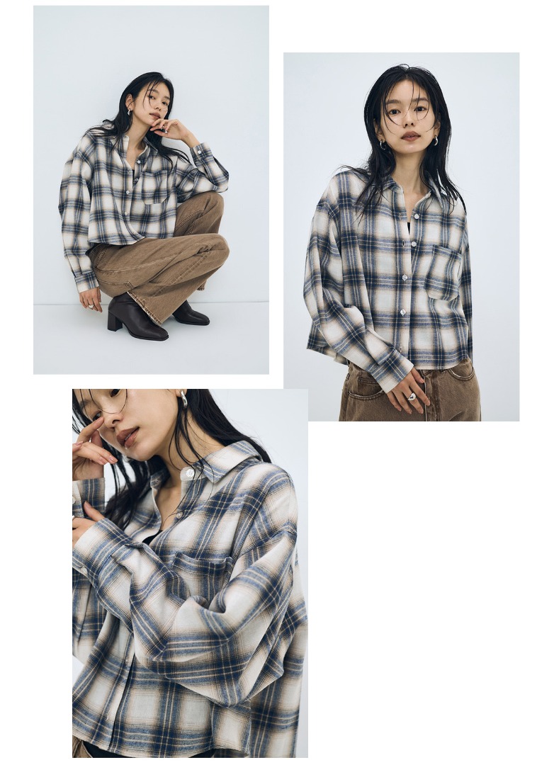 カラーも着丈も、自分らしく。CHECK SHIRT HIGHLIGHTS
