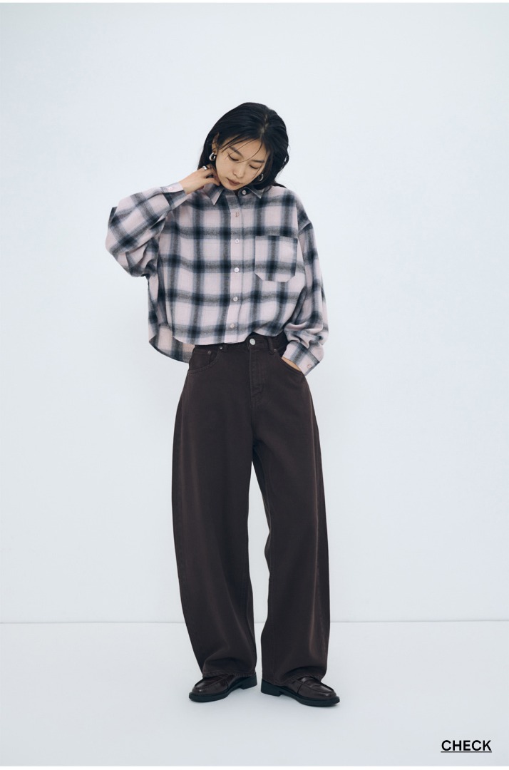カラーも着丈も、自分らしく。CHECK SHIRT HIGHLIGHTS