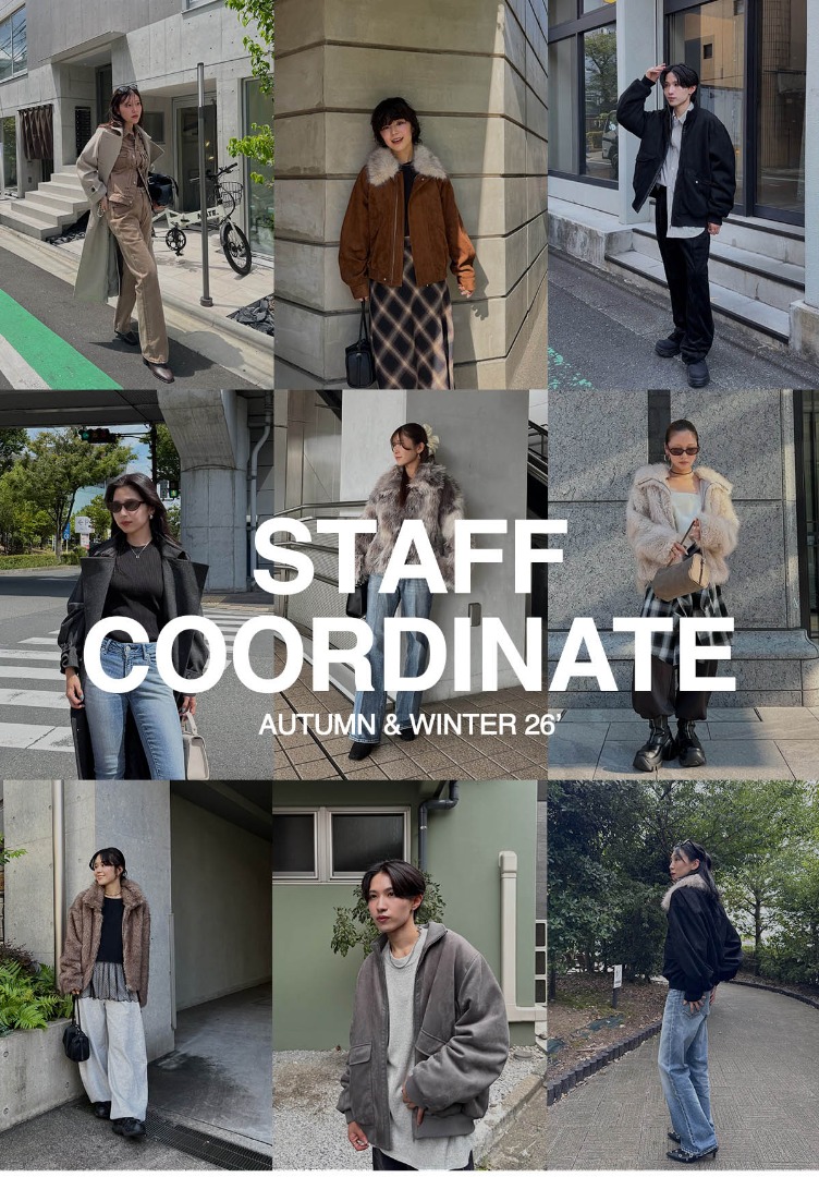STAFF COORDINATE AUTUMN & WINTER 26’
