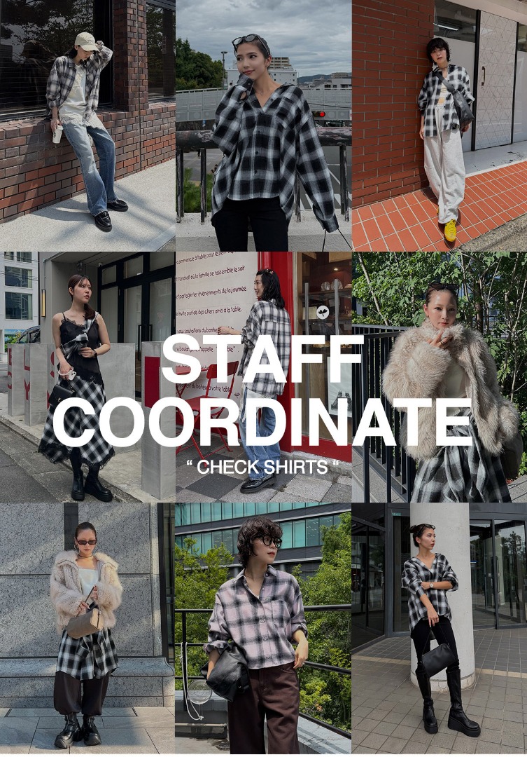 STAFF COORDINATE “CHECK SHIRTS”