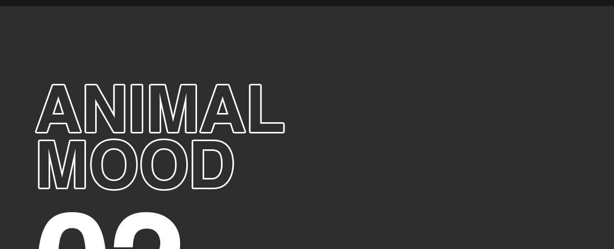 ANIMAL MOOD 秋の装いに、少しの遊び心 FOR MEN