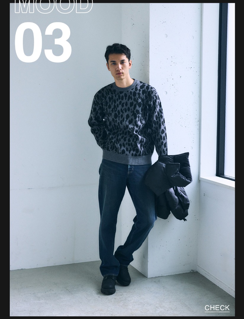 ANIMAL MOOD 秋の装いに、少しの遊び心 FOR MEN