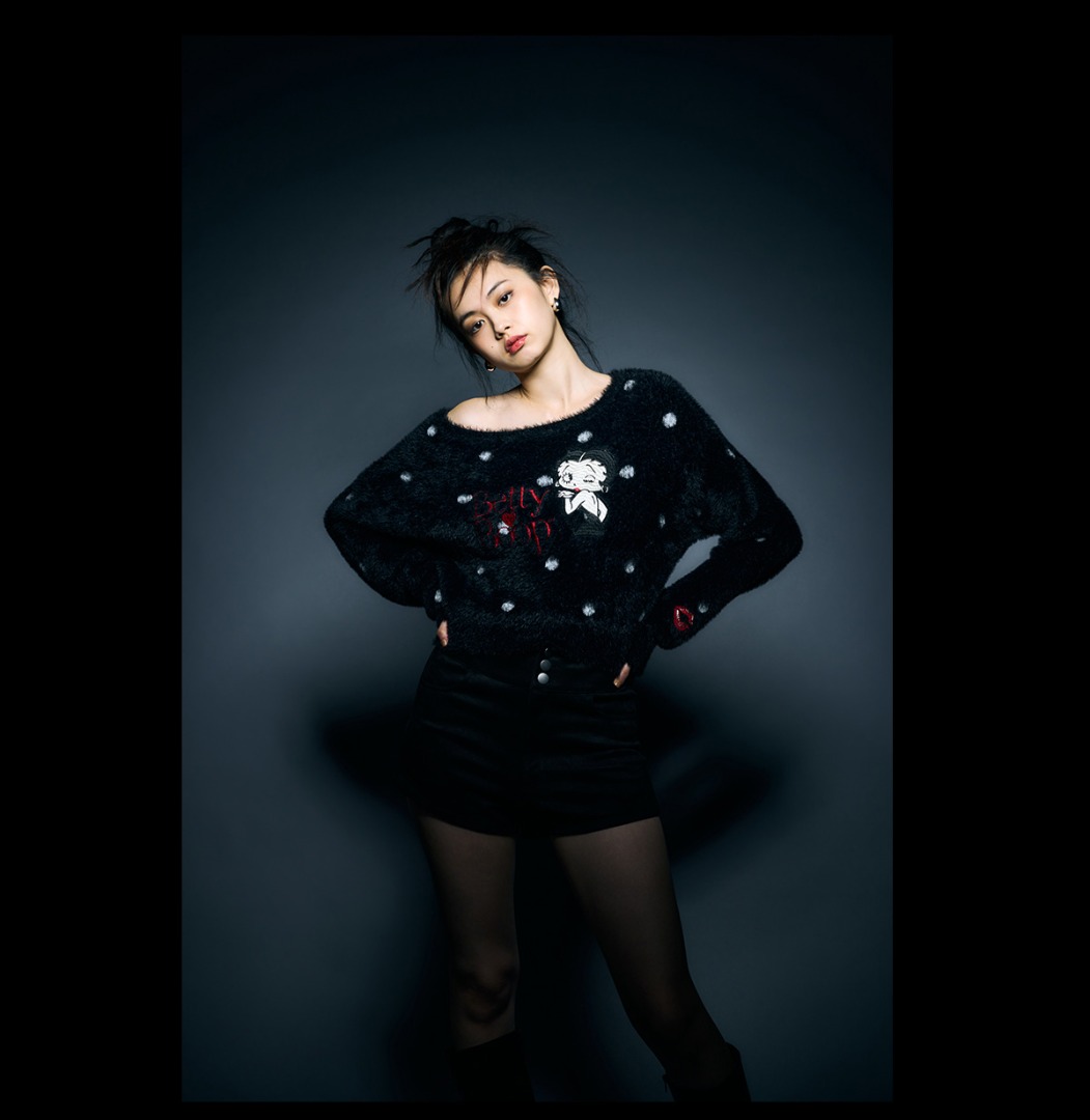AZUL×BETTY シャギーニット