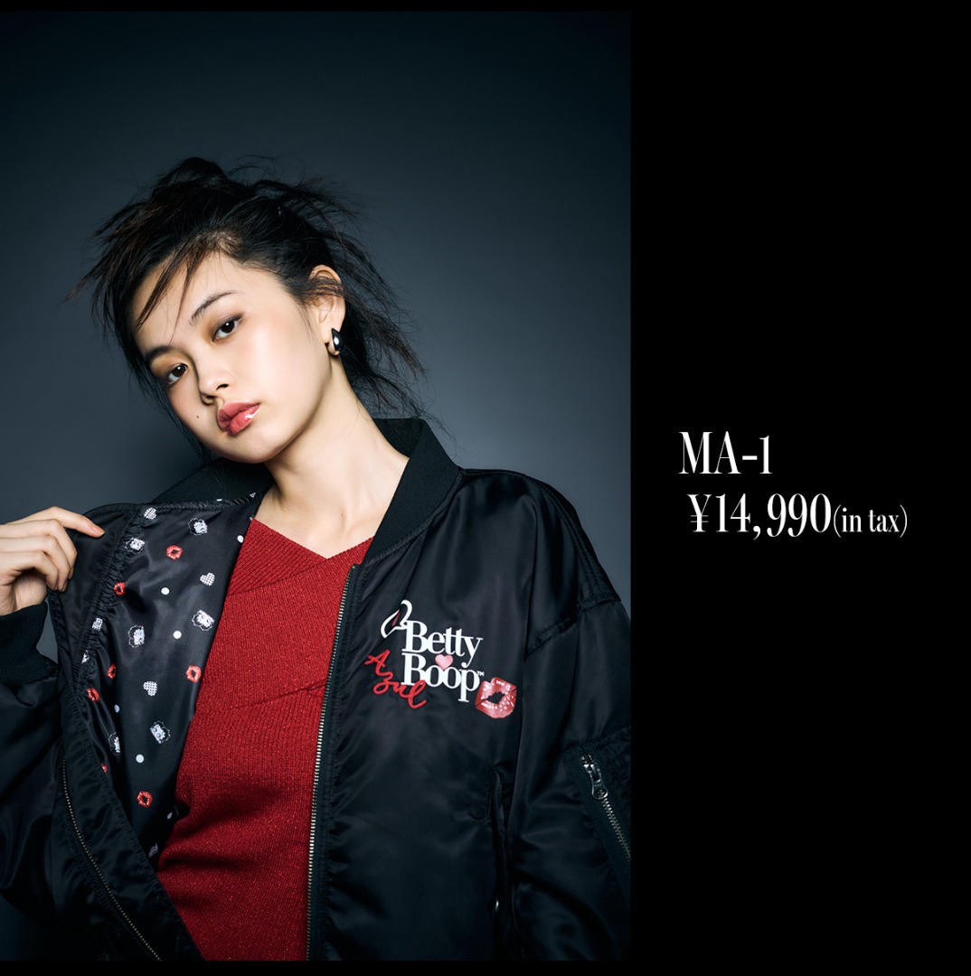 AZUL×BETTY MA-1