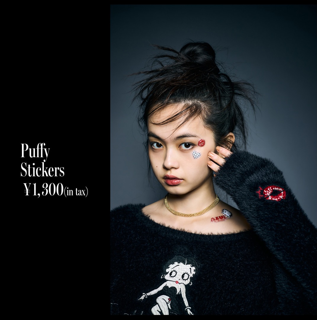 AZUL×BETTYプクプクシール